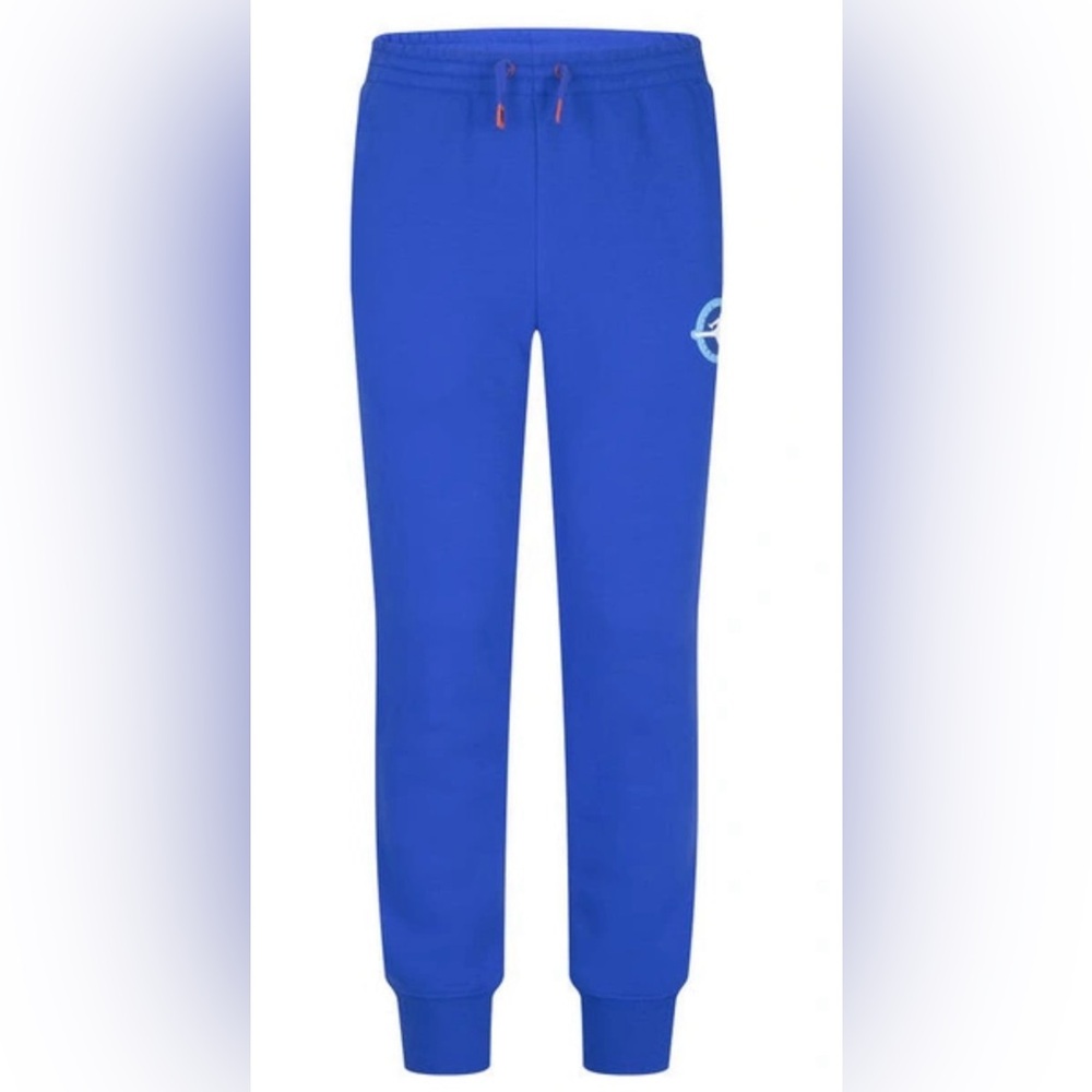 Jordan Boys' Air Flight MVP Fleece Sweatpant Jogger NWT 95C105-U89 Blue Large